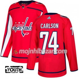 Dresovi Washington Capitals John Carlson 74 Adidas 2017-2018 Crvena Authentic - Dječji